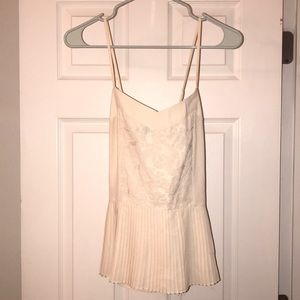 American Eagle lace/ruffle Blouse